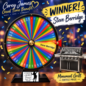 winner of the monument grill raffle